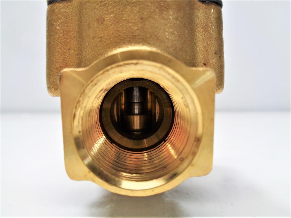 Dayton 2 Way 1/2" Hi Temp Steam Brass Solenoid Valve, 2A198 